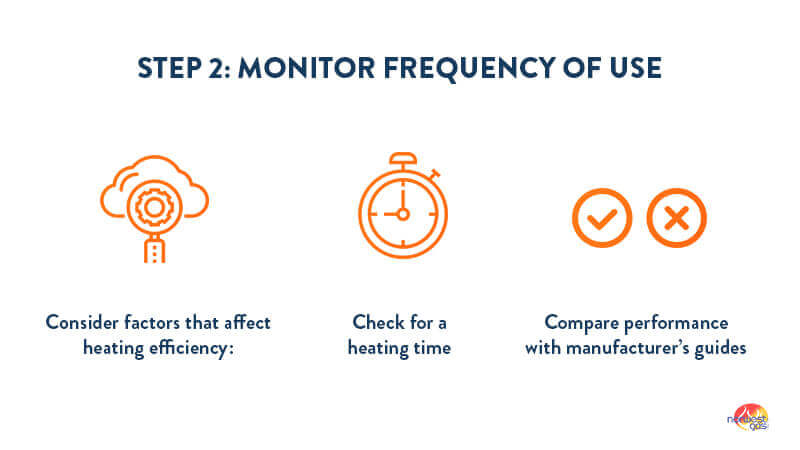 Pool heater efficiency step 2