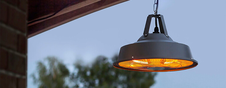 Hanging outdoor heater